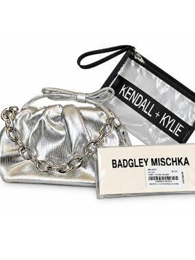 BUNDLE #10 🖤🖤 Silver Mini Handbag & Kendall Kylie Makeup Bag 🖤🖤